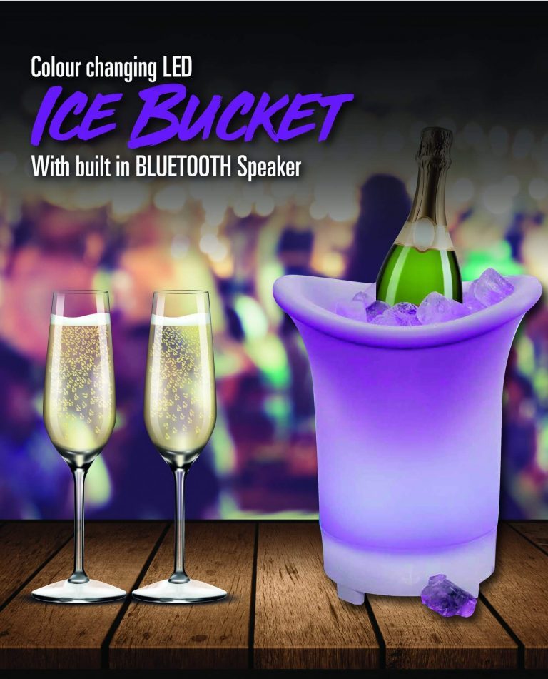 Ice Bucket and Wireless BT Speaker Blue Star Promote